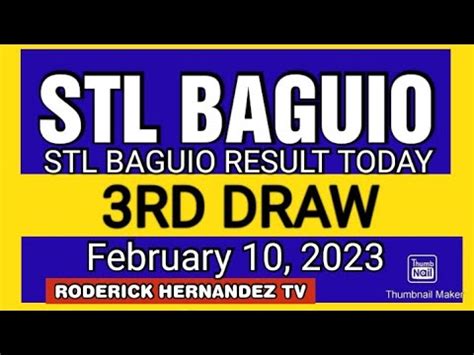 stl baguio result today 2023 live|STL RESULT GROUP BAGUIO BENGUET .